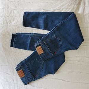 Levis 711 Skinny Ankle Jeans - Size 28 - 2 Pair